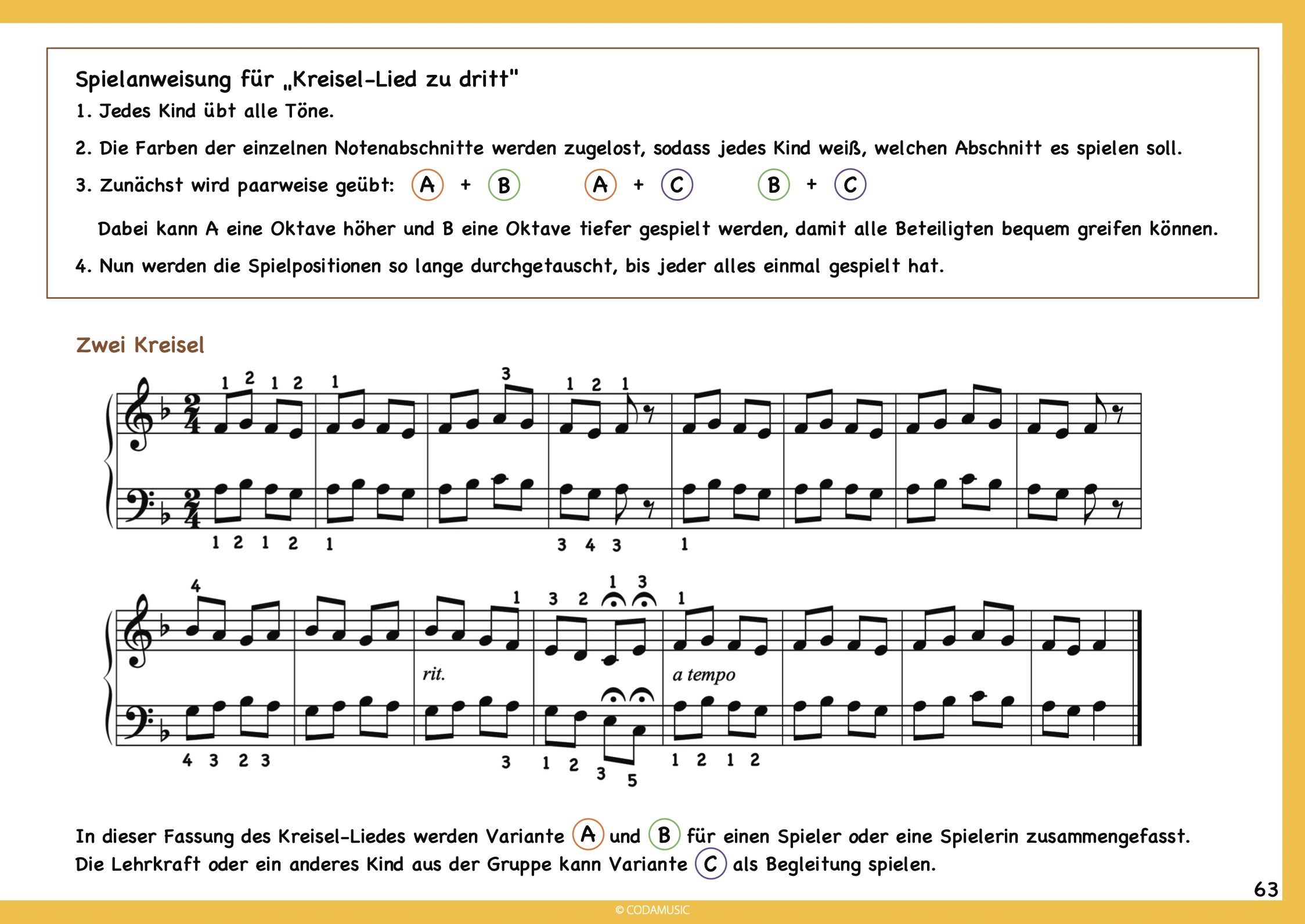 SPIEL‘ MIT MIR KLAVIER - Technik von Anfang an